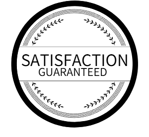 satisafaction guaranteed badge